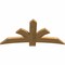 Ekena Millwork Davenport Rough Sawn Timber Gable Bracket, Western Red Cedar, 60"W x 30"H x 2"D x 6"F, 12/12 Pitch GBW060X30X0206DAV00RWR - alternate 3